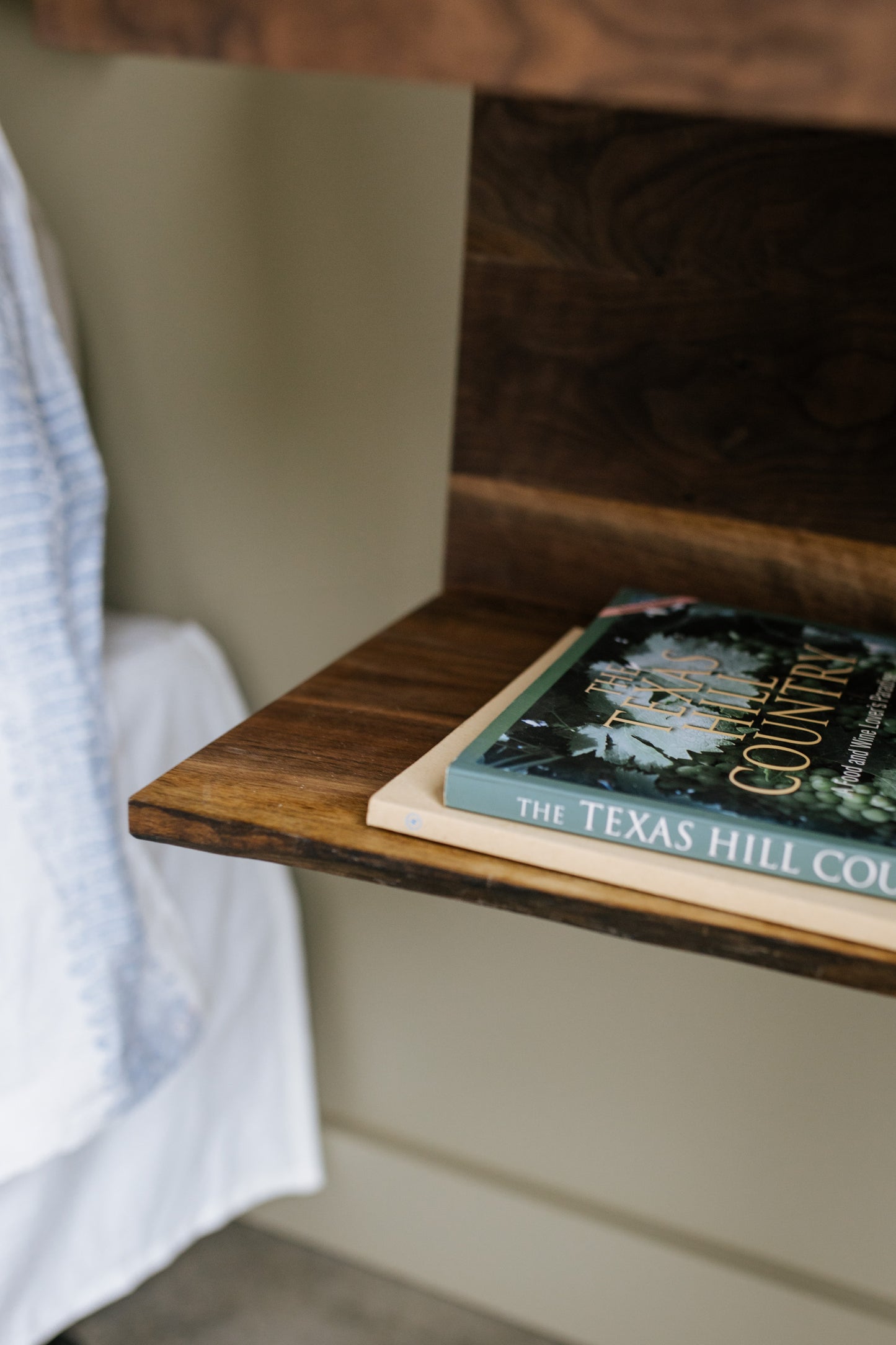 Floating Night Stand made from Black Walnut