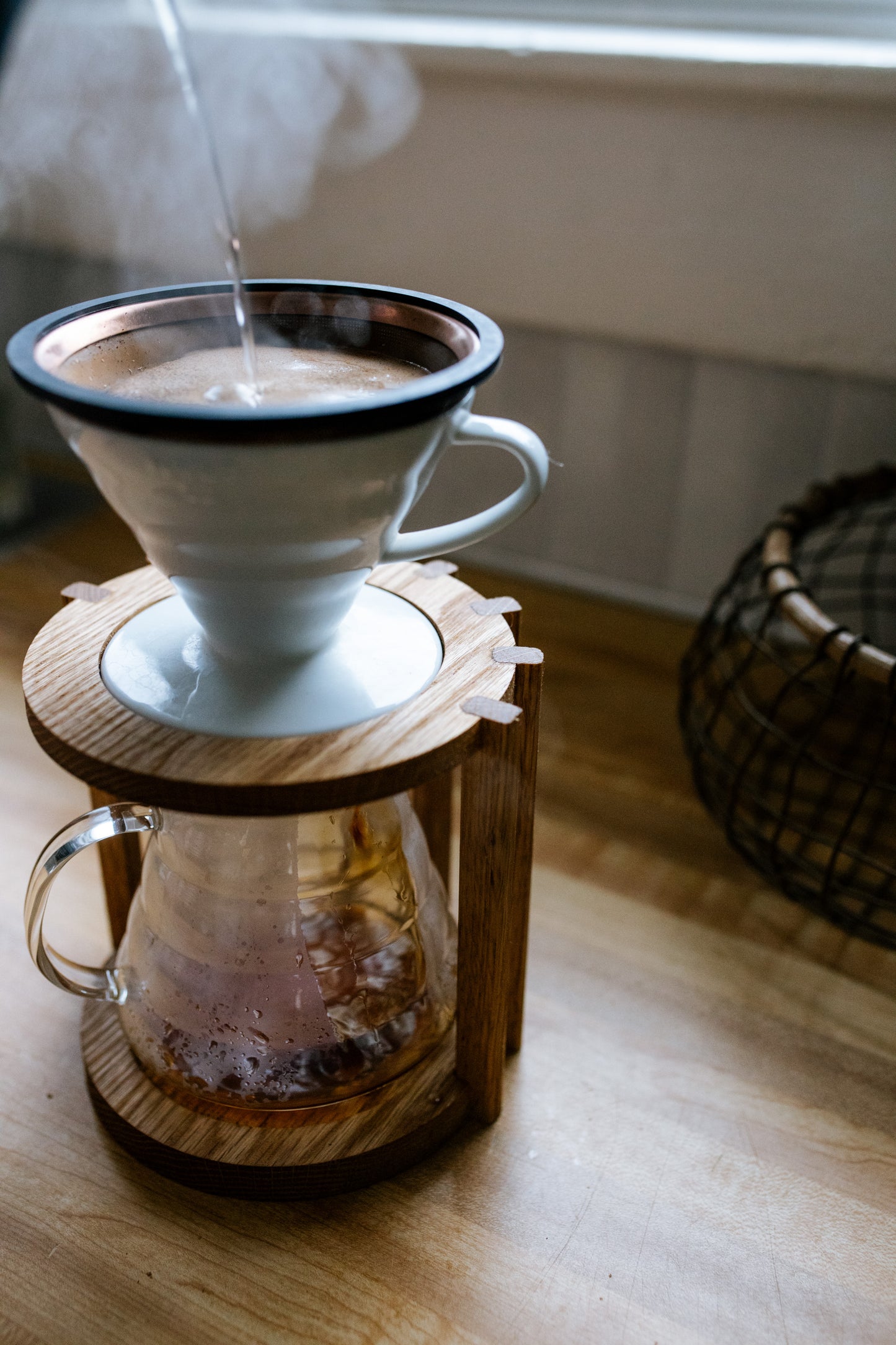 V60 Pour Over Stand, Custom Coffee Stand