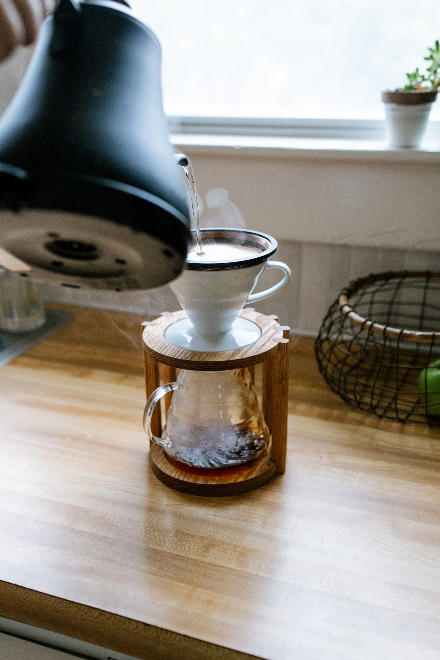 V60 Pour Over Stand, Custom Coffee Stand