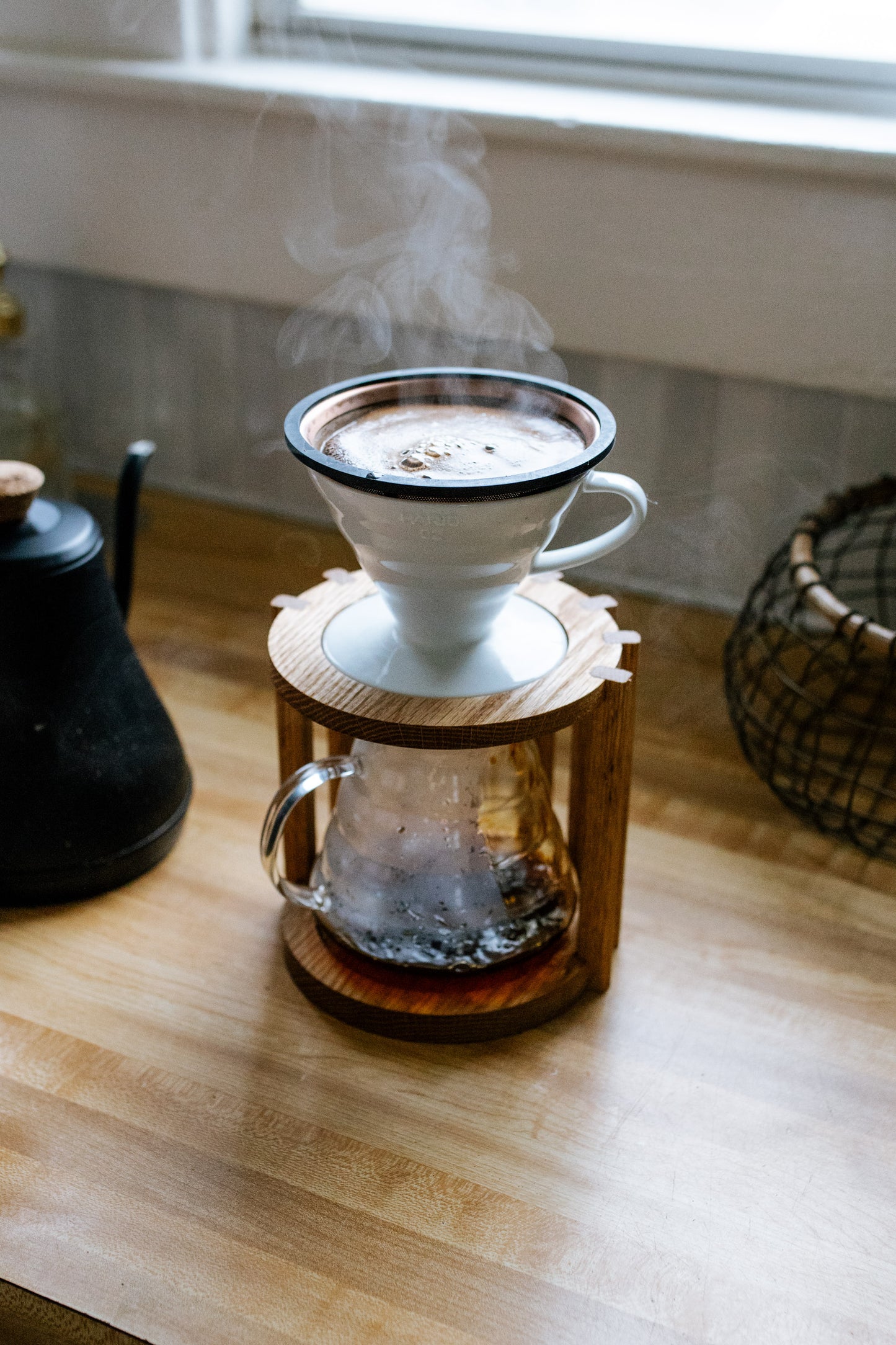 V60 Pour Over Stand, Custom Coffee Stand