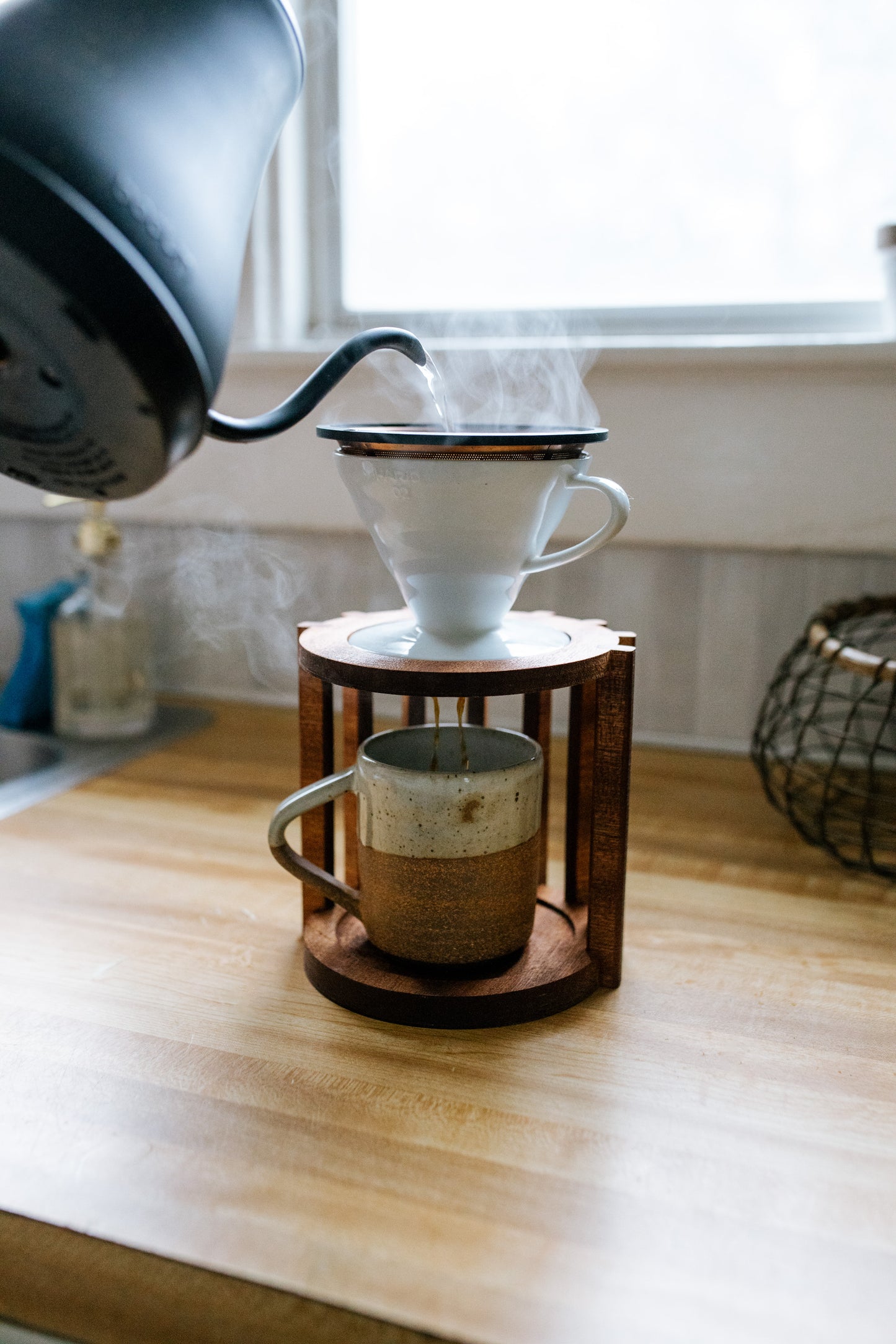 V60 Pour Over Stand, Custom Coffee Stand