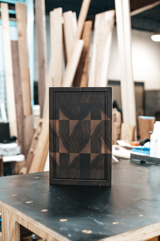 Black Walnut End Grain Cutting Board