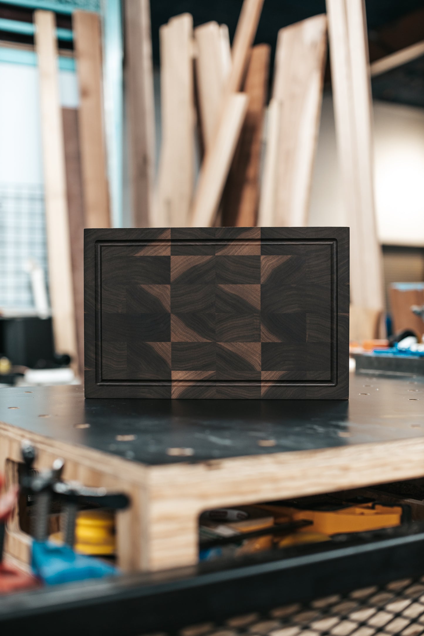 Black Walnut End Grain Cutting Board